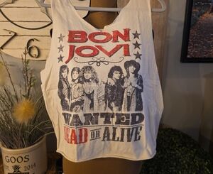 Bon Jovi Graphic Tank Top